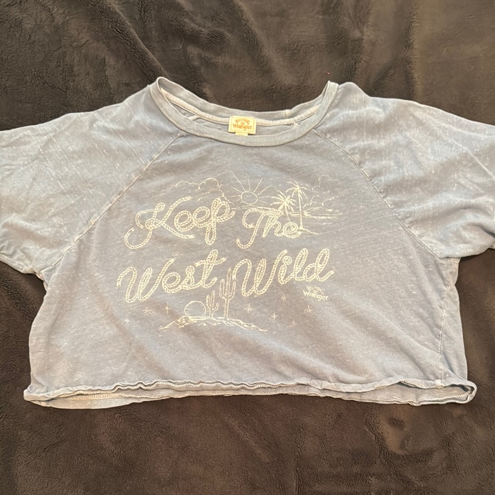 Billabong x Wrangler Light Blue Graphic Tee